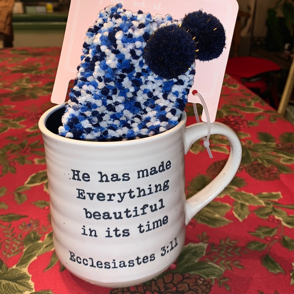 NWT Mug and Sock Set